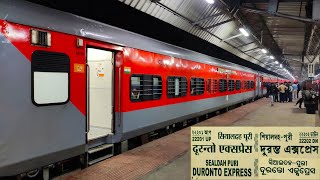 Sealdah to Puri by Duronto Express  Few journey moments [upl. by Herold]