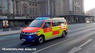 Erstmalig Neues Agilis NEF des Krankentransport OstWest Leipzig auf Einsatzfahrt [upl. by Ludmilla]