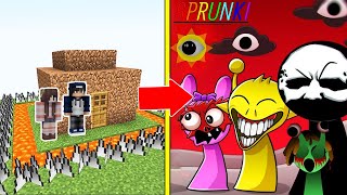 INCREDIBOX SPRUNKI Tấn Công Nhà Được Bảo Vệ Bởi bqThanh và Ốc Trong Minecraft [upl. by Ertnod]