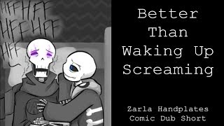 Better Than Waking Up Screaming  Zarla Handplates Comic Dub Short [upl. by Airbas419]