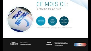 Le concours à saisir du mois  décembre  gardien de la paix [upl. by Calabrese]