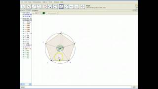 Regular Pentagon Using GeoGebra [upl. by Odilia]