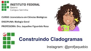 Construindo Cladogramas [upl. by Annayi859]