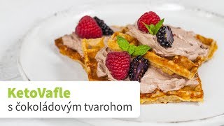 VIDEOrecept KetoDiet KetoVafle s čokoládovým tvarohom [upl. by Ruthanne]