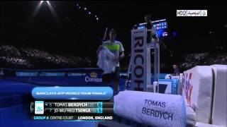 Atp World Tour Finals 2012  Berdych vs Tsonga RR HD [upl. by Huberto]