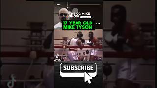 17 Year Old Mike Tyson With A Knockout During An Amateur Fight [upl. by Kissie]