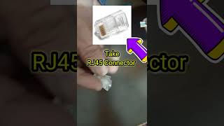 ll How To Crimp RJ45 Cat6 Ethernet Cable Crimping ll Cat6 Cable Crimping in 1 Minute l Lan Cable [upl. by Je]