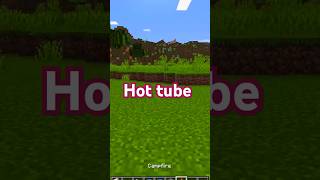 ONOFF Hot tub🔥 minecraft minecrafttutorial shorts [upl. by Anyk]