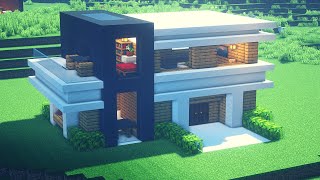 Minecraft MODERN EV YAPIMI 2  Minecraft Ev Yapımı [upl. by Durr599]