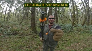 CERBATANA DE SUPERVIVENCIA Y CACERIA COLD STEEL SLOCK MASTER VIDEO EN ESPANOL [upl. by Nehr]