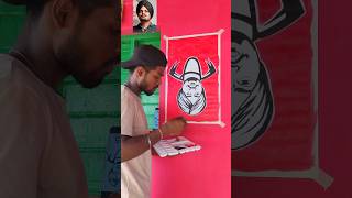 🥹Sidhu Moose Wala😭 Reverse Painting sidhumoosewalasingersidhumoosewalanewsong trending shorts [upl. by Austreng]