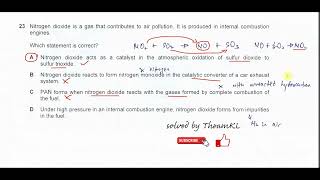 970111MJ24Q23Q24 Cambridge International AS Level Chemistry MayJune 2024 Paper 11 Q23Q24 [upl. by Aittam]