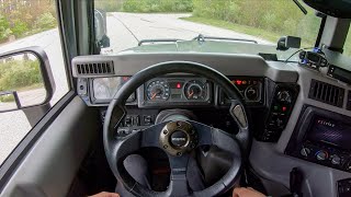 2003 Hummer H1  POV Test Drive by Tedward Binaural Audio [upl. by Starobin]