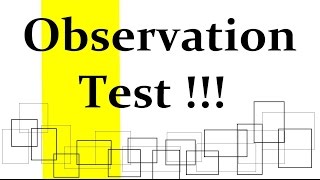 How observant are you  Observation test [upl. by Sheryle]