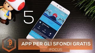 TOP 5  Le migliori APP per gli SFONDI GRATIS [upl. by Norword]