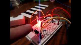 TCRT5000 IR Proximity Sensor Arduino Demo [upl. by Nicolis]