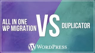 WordPress Migration Plugin  All in One WP Migration vs Duplicator [upl. by Abigail]