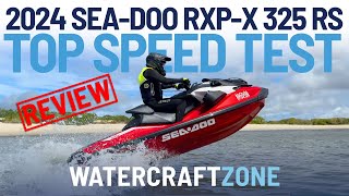 2024 Sea Doo RXPX 325 RS Review Top Speed Test [upl. by Alicirp]