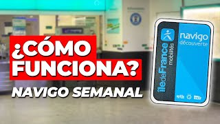 ¿Cómo funciona el pase Navigo semanal en Paris [upl. by Casabonne]