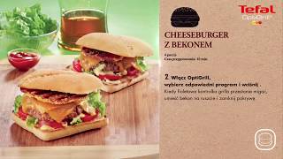 Tefal OptiGrill Domowe burgery na rodzinny obiad [upl. by Idner]