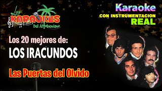 Los Iracundos  Las puertas del olvido Karaoke [upl. by Niriam]