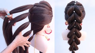 very easy amp amazing ponytail hairstyle for long hair [upl. by Gio]