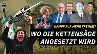 Die Kettensäge ansetzen Wo muss der Staat weggeschnitten werden [upl. by Rhodes]