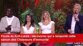 Finale de KohLanta  découvrez qui a remporté cette saison des Chasseurs dimmunité [upl. by Atahs216]