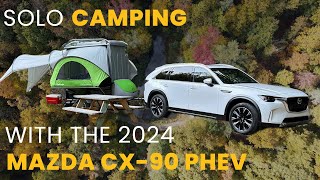 Vlog Camping Experience Towing SylvanSport GO with 2024 Mazda CX90 PHEV [upl. by Lerrej]