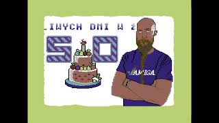 C64 One File Demo Sachy 50  Happy Birthday by BOOM Fancy Rats 18 September 2024 [upl. by Ulric]