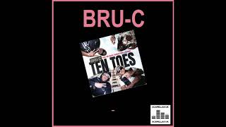 BruC  Ten Toes Feat MC Spyda General Levy amp Eksman Acapella amp Instrumental acapella [upl. by Anaehs]