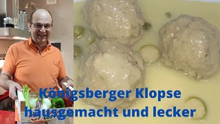 Königsberger Klopse hausgemacht  einfaches und leckeres Rezept  mit Kapernsoße [upl. by Enna]