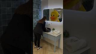 Tubs causing chaos this Halloween in our bathroom showrooms🐥👀🖤 halloween prankvideo [upl. by Karla649]