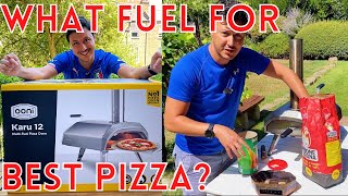 OONI KARU 12  Best fuel combination Charcoal  Wood for the perfect Pizza [upl. by Ydac20]