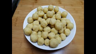 Kartoffelknödel selber machen einfach schnell und lecker als Miniknödel [upl. by Dymoke]