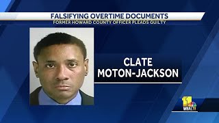 Former Howard County police officer pleaded guilty to falsifying overtime documents [upl. by Seniag]