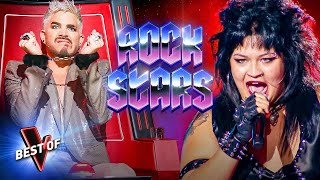 Sensational ROCK STARS Smashing the Blind Auditions of The Voice [upl. by Demona]