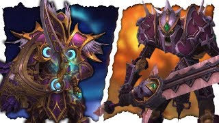 NEW Battle For Darkshore Plate Sets amp Weapons  Night Elf amp Forsaken Warfront Armor Sets [upl. by Kemme245]