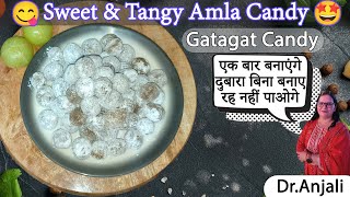 Sweet amp Tangy Amla CandyGatagat Candy😋 Candy Recipe in Hindi By FireToFood🤩 [upl. by Nodyarg]