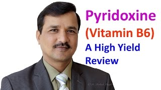 Pyridoxine Vitamin B6  High Yield Review [upl. by Nnek52]