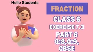 Class 6 Maths Chapter FRACTION Exercise 73Question 89 In Malayalam [upl. by Sochor]