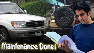 Toyota Land Cruiser 105 Maintenance Complete ✅  Sara Din Workshop Me Guzra  Vlog 196 [upl. by Torres]