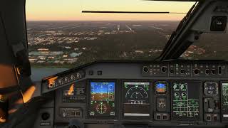 Msfs2020 Ultra Settings E175 Approach and Landing into ORDKORD [upl. by Odab823]