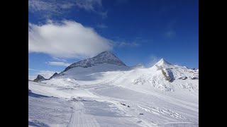 Hintertuxer Gletscher Piste Gefrorene Wand Tuxer Fernerhaus [upl. by Naic]