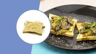 Koolhydraatarm Recept Toast Roerei Champignons  Protiplan Eiwit Dieet [upl. by Marjorie]