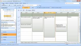 Comment imprimer un calendrier avec Outlook 2007 [upl. by Thedrick]