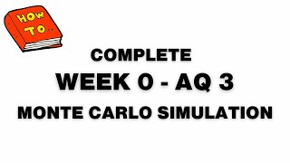 Complete Monte Carlo Simulation activity  Statistics 2  Week 0 AQ3  IIT Madras Bs Degree [upl. by Kerrie]