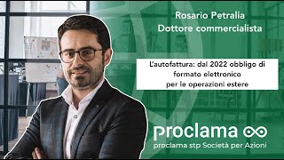 AUTOFATTURA cosè e quando è richiesta [upl. by Faludi]