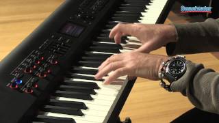 Roland RD800 88key Stage Piano Demo  Sweetwater Sound [upl. by Dona58]