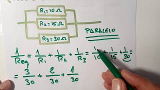 CÁLCULO DE RESISTENCIA EQUIVALENTE SERIE Y PARALELO [upl. by Sina]